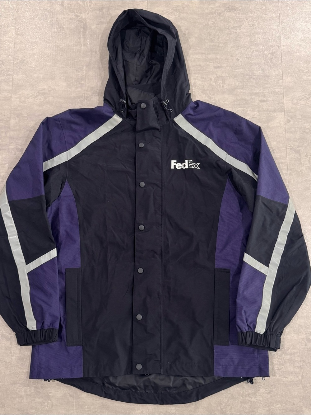 FedEx Stan Herman Windbreaker Jacket Adult Size Large 2023